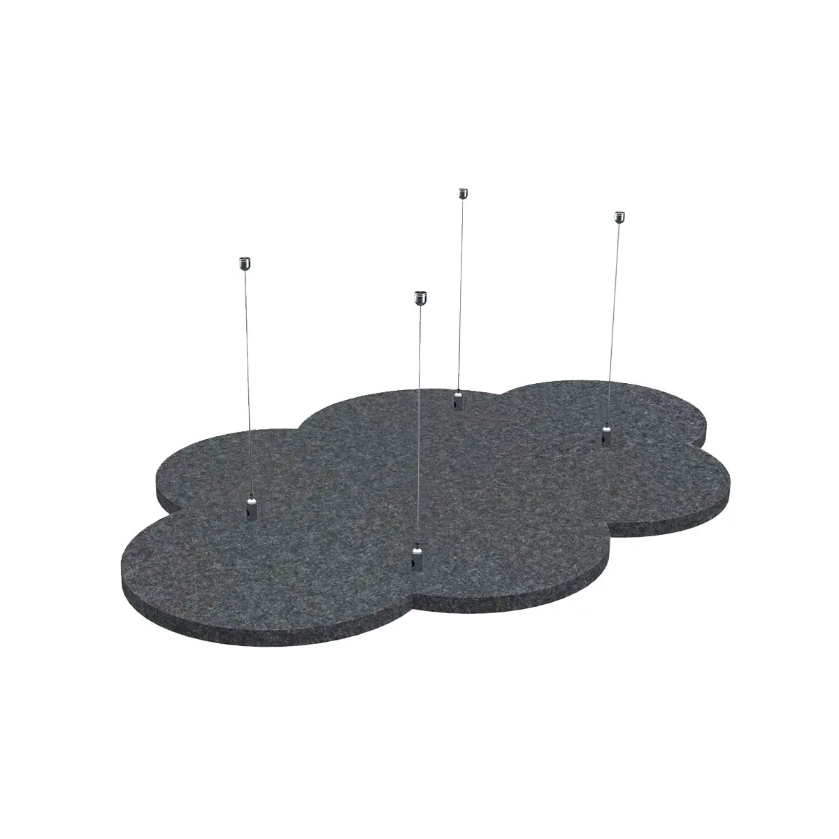 Suspended Ceiling Panels - Acoustic Felt CLOUD M on white background Decormania UK